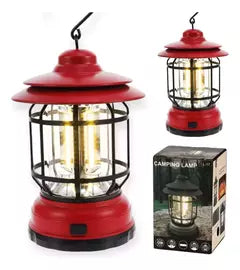 Luz de Camping Recargable 360° – Brillo Ajustable para Cada Aventura